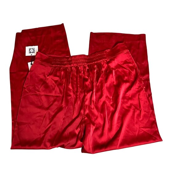 Anne Klein Size 2XL Business Casual Womens Red Pants Plus Elastic Waistband - Picture 6 of 12